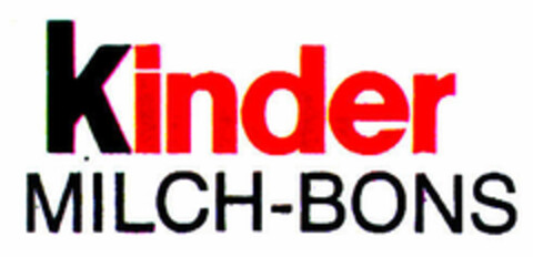 kinder MILCH-BONS Logo (DPMA, 05.07.2000)