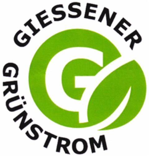 GIESSENER GRÜNSTROM Logo (DPMA, 07/24/2012)