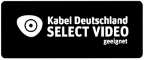 kabel Deutschland SELECT VIDEO geeignet Logo (DPMA, 08/01/2012)