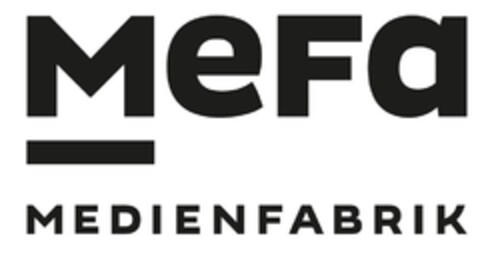 MeFa MEDIENFABRIK Logo (DPMA, 18.05.2016)