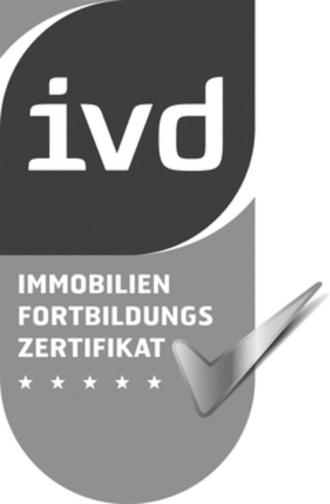 ivd IMMOBILIEN FORTBILDUNGS ZERTIFIKAT Logo (DPMA, 16.06.2016)