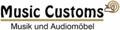 Music Customs Musik und Audiomöbel Logo (DPMA, 05/04/2020)