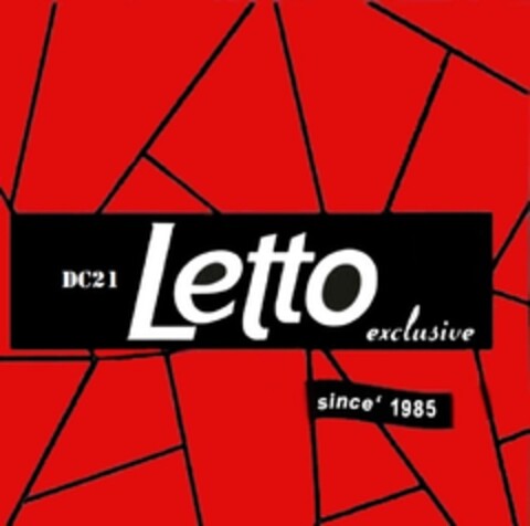 DC21 Letto exclusive since' 1985 Logo (DPMA, 01.07.2022)