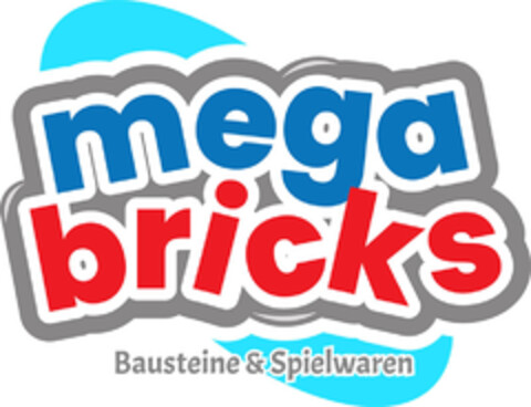 mega bricks Bausteine & Spielwaren Logo (DPMA, 24.08.2022)