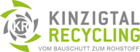 KR KINZIGTAL RECYCLING VOM BAUSCHUTT ZUM ROHSTOFF. Logo (DPMA, 04.07.2024)