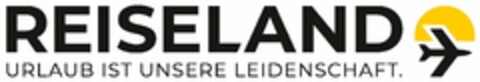 REISELAND URLAUB IST UNSERE LEIDENSCHAFT. Logo (DPMA, 06/10/2024)