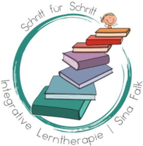 Schritt für Schritt Integrative Lerntherapie | Sina Falk Logo (DPMA, 16.01.2025)