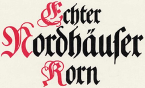 Echter Nordhäuser Korn Logo (DPMA, 26.06.2002)