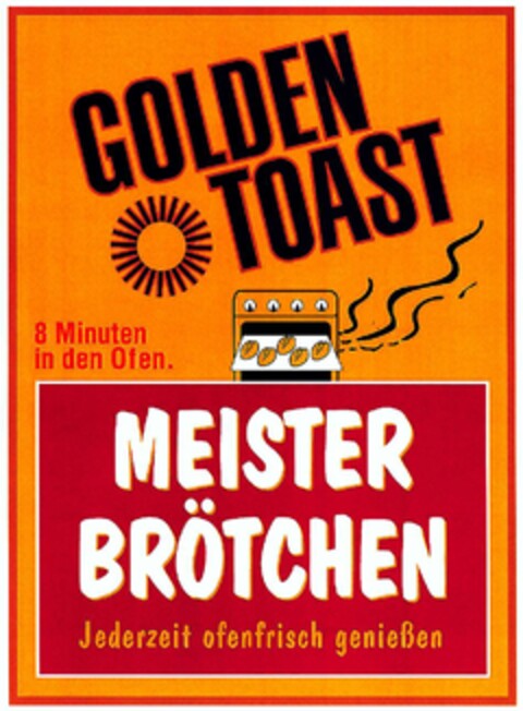 GOLDEN TOAST MEISTERBRÖTCHEN Logo (DPMA, 03/25/2003)