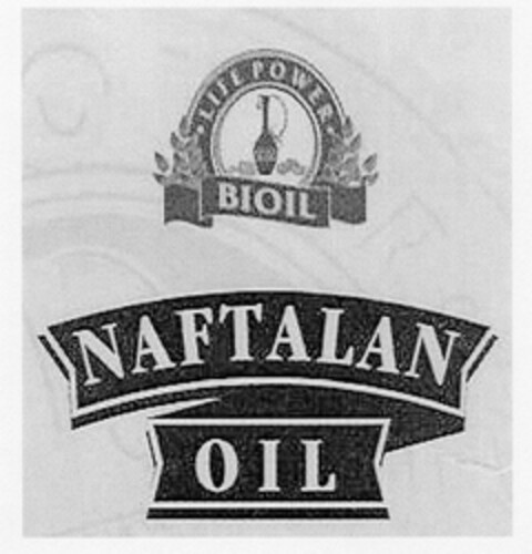 ·LIFE POWER· BIOIL NAFTALAN OIL Logo (DPMA, 07/18/2003)