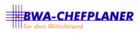 BWA-CHEFPLANER für den Mittelstand Logo (DPMA, 23.07.2003)