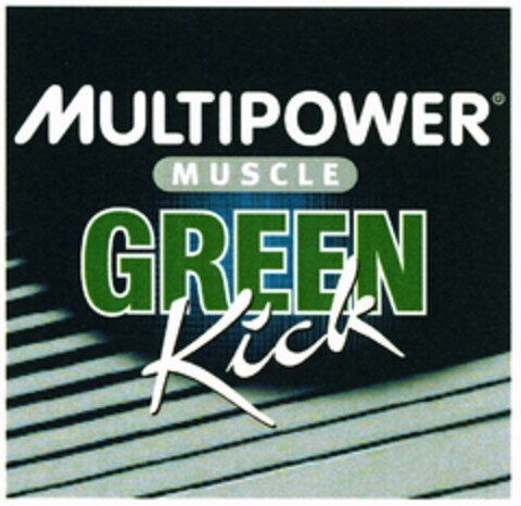 MULTIPOWER MUSCLE GREEN Kick Logo (DPMA, 26.07.2007)