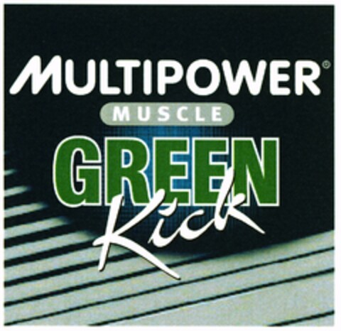 MULTIPOWER MUSCLE GREEN Kick Logo (DPMA, 07/26/2007)