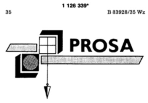 PROSA Logo (DPMA, 26.02.1988)