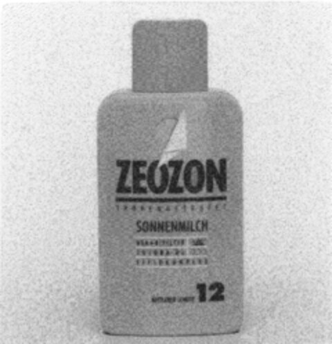 ZEOZON SONNENMILCH Logo (DPMA, 25.07.1992)