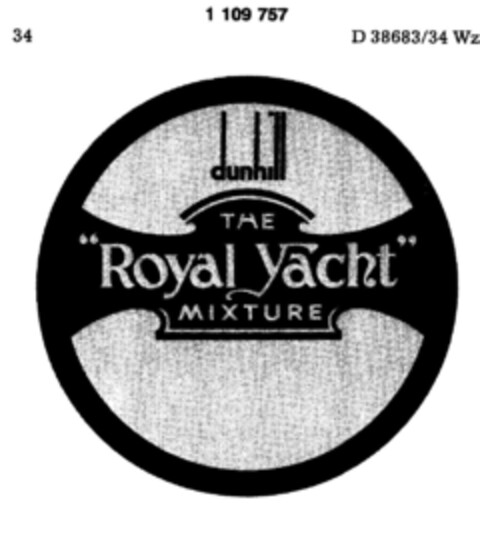 dunhill THE Royal Yacht MIXTURE Logo (DPMA, 24.06.1983)