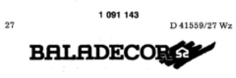 BALADECOR Logo (DPMA, 10/24/1985)