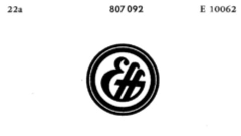 Eff Logo (DPMA, 29.05.1964)