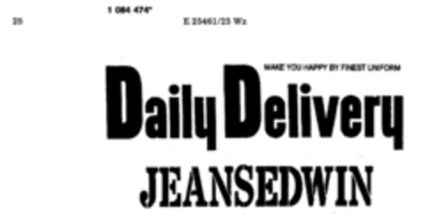 Daily Delivery JEAMSEDWIN Logo (DPMA, 06.11.1985)