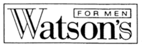 FOR MEN Watson s Logo (DPMA, 27.05.1986)