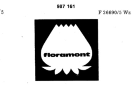 floramont Logo (DPMA, 12.06.1976)
