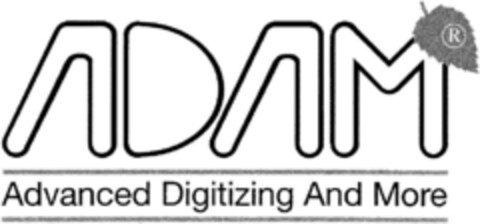 ADAM  Advanced Digitizing And More Logo (DPMA, 05/21/1992)