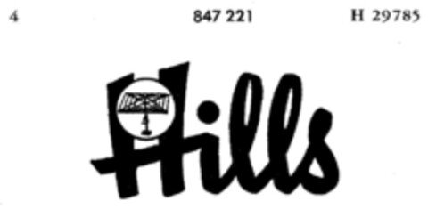 Hills Logo (DPMA, 22.04.1967)