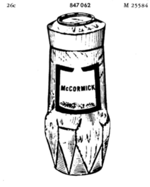 Mc CORMICK Logo (DPMA, 19.01.1966)