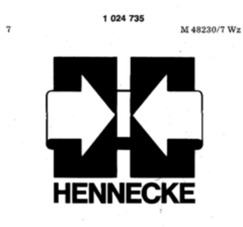 HENNECKE Logo (DPMA, 30.10.1980)