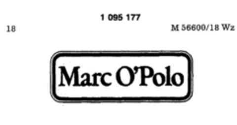 Marc O`Polo Logo (DPMA, 17.05.1985)