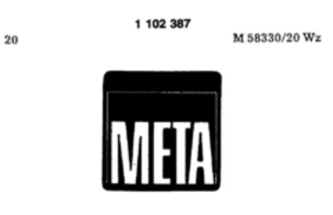 META Logo (DPMA, 04/03/1986)