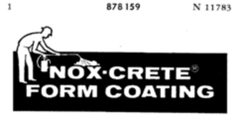 NOX-CRETE  FORM COATIING Logo (DPMA, 24.10.1969)