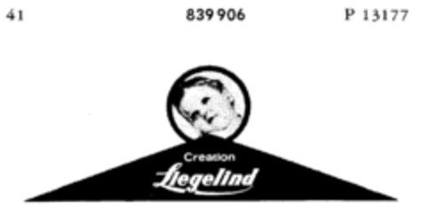 Creation Liegelind Logo (DPMA, 20.02.1964)