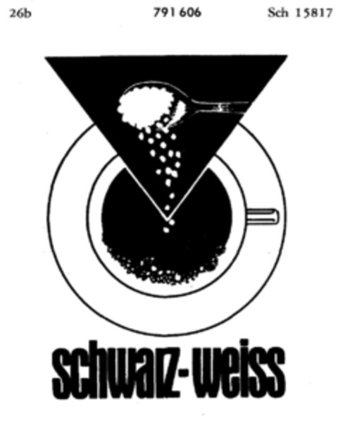 schwarz-weiss Logo (DPMA, 08/05/1963)