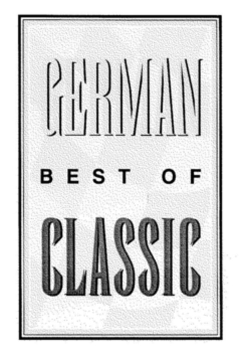 GERMAN BEST OF CLASSIC Logo (DPMA, 22.01.2001)