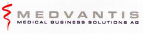 MEDVANTIS MEDICAL BUSINESS SOLUTIONS AG Logo (DPMA, 10/16/2001)