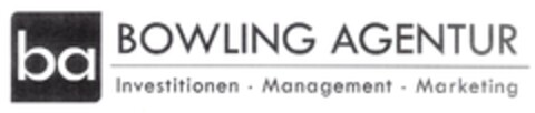 ba BOWLING AGENTUR Logo (DPMA, 22.05.2008)