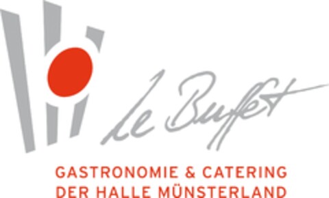 Le Buffet GASTRONOMIE & CATERING DER HALLE MÜNSTERLAND Logo (DPMA, 04.11.2009)