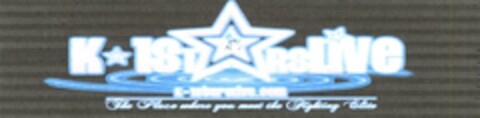 K 1STARSLIVE Logo (DPMA, 09/30/2009)