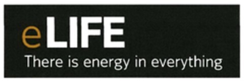 eLIFE There is energy in everything Logo (DPMA, 26.10.2016)