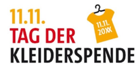 11.11. TAG DER KLEIDERSPENDE Logo (DPMA, 06.03.2018)