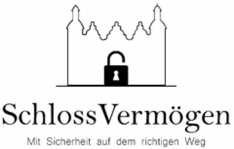 Schloss Vermögen Mit Sicherheit auf dem richtigen Weg Logo (DPMA, 17.06.2021)