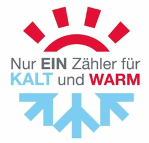 Nur EIN Zähler für KALT und WARM Logo (DPMA, 08.09.2023)