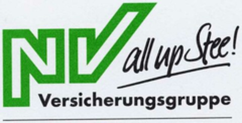 NV Versicherungsgruppe all up Stee! Logo (DPMA, 11/07/2002)