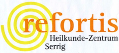 refortis Heilkunde-Zentrum Serrig Logo (DPMA, 11/07/2002)