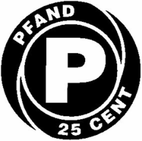 P PFAND 25 CENT Logo (DPMA, 16.07.2003)