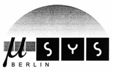 μsys BERLIN Logo (DPMA, 07/31/2003)