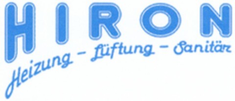 HIRON Heizung-Lüftung-Sanitär Logo (DPMA, 02.04.2004)
