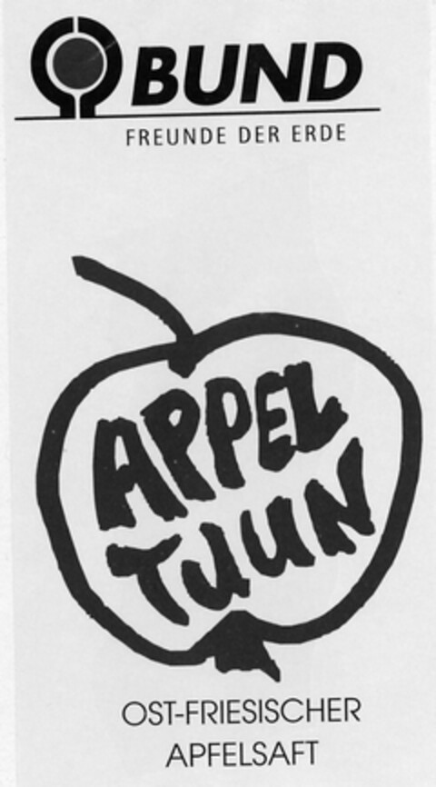 BUND FREUNDE DER ERDE APPEL TUUN OST-FRIESISCHER APFELSAFT Logo (DPMA, 19.11.2004)