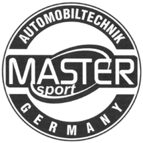 AUTOMOBILTECHNIK MASTER sport GERMANY Logo (DPMA, 28.06.2006)